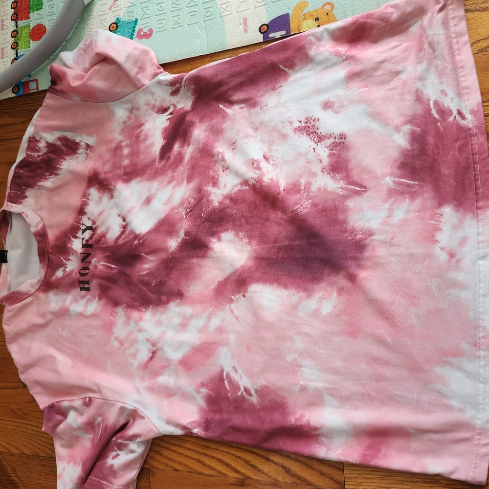 Kids Pink Tie-Dye T-Shirt